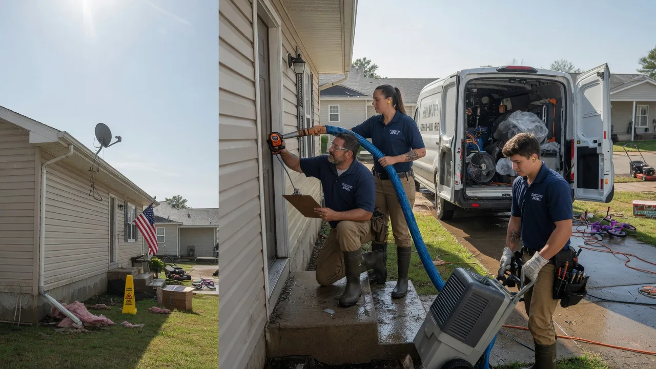 Ceiling Water Damage Restoration in Dallas City, IL near me